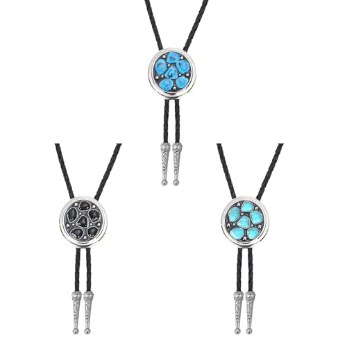 Collier Bolo Western géométrique : l'accessoire parfait pour remplacer la cravate rigide - 2