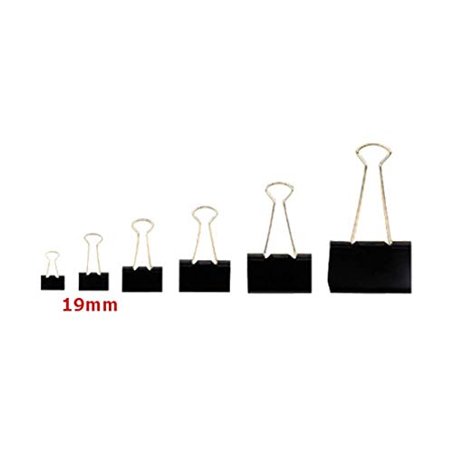 Binder Clip, CIS, 291.5100, Preto, pacote de 12