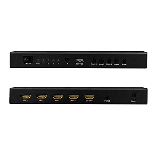 Conmutador HDMI LogiLink HD0053 para conectar 4 vídeos al mismo tiempo 4