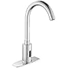Touchless Bathroom Faucet 3 or 1 Hole, Motion Sensor Sink Faucets Hospital Hands Free Water Faucet with Temperature Mixer, Automatic Faucets Commercial Banhao