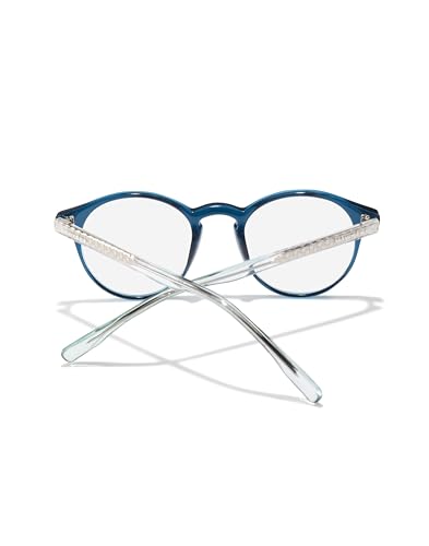 HAWKERS Brille mit Sehstärke für Unisex optional mit Sonnenbrillentönung oder Blaulichtfilter, Rund, gefertigt aus Acetat, Modell: HLAR25L0JV (inklusive Brillenetui)