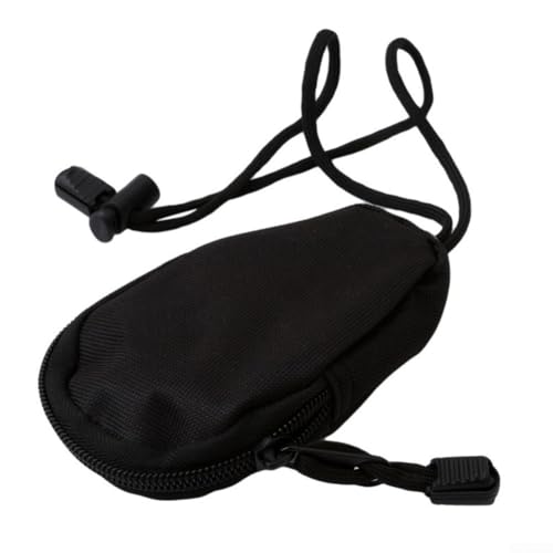 Portable Coin Purse, Pocket Keychain Pouch, Mini Tool Organizer Coin Car Key Waist Case Earphone Pack Backpack Accessory For Adventures Hiking Camping(black)
