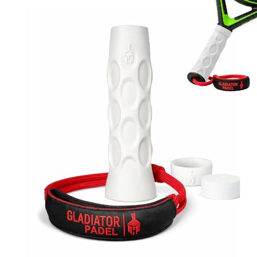 Pack Pádel Grip Antivibración Octagonal + Cuerda de Seguridad para Pala Mejor Agarre Confort Control Instalación Fácil y Sujeción Segura