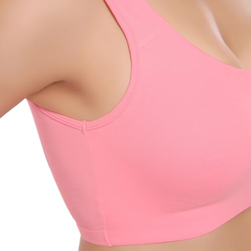 Image of juliet Non Padded Full Coverage Sports Bra for Women | Slip on Bra | Low Impact High Coverage Wireless Support Sports Bra JS 90