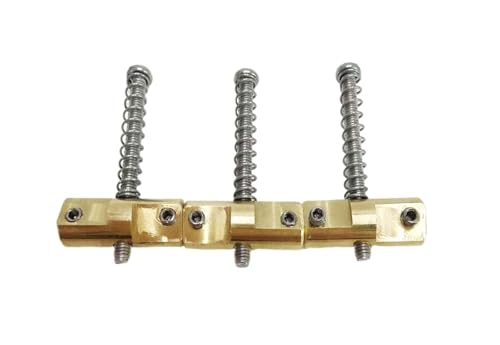 Pont de guitare électrique laiton cylindrique pour stabiliser votre accordage