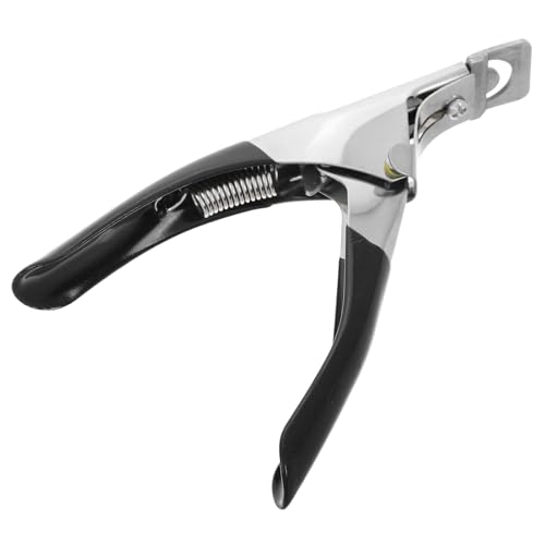 LABRIMP Cortauñas de Precisión de Acero Inoxidable Diseño U y Borde Recto Cortauñas para Mujer Resistentes para Uñas Acrílicas y Postizas Herramienta para Manicura Profesional y Uso