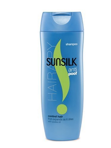 Sunsilk Anti-Poof with Jojoba Oil, Shampoo, (12oz.)