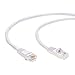 InstallerParts Ethernet Cable CAT5E Cable UTP Booted 40 FT - White - Professional Series - 1Gigabit/Sec Network/Internet Cable, 350MHZ