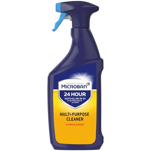 Microban 24 Hour Multi-Purpose Cleaner, Citrus Scent, 750ml Cover