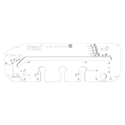 Trend Professional Multi-Material Kitchen Worktop Jig for Mason Mitre Joints Up to 700mm Countertops, Front Edge Alignment, KWJ700/PRO - Image 2