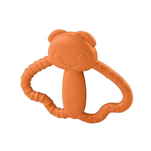 Image of Fisher-Price Newborn Baby Toy Bug Teether BPA-Free for Tummy Time & Travel Sensory Play for Infants Ages 3+ Months