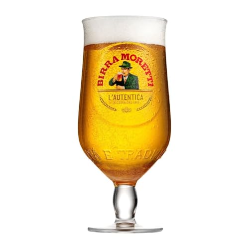 6 bicchieri da pinta Birra Moretti