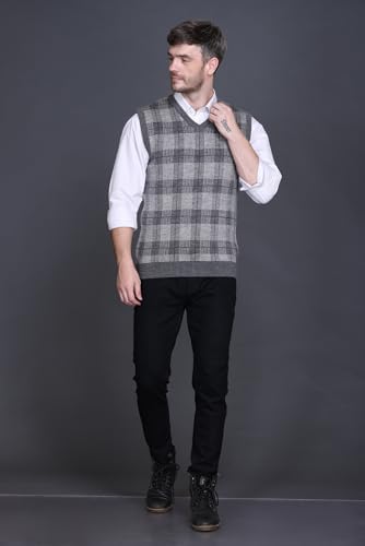 Image of GODFREY Half Sweater for Man Winter Pullover - Sleeveless Men Sweaters