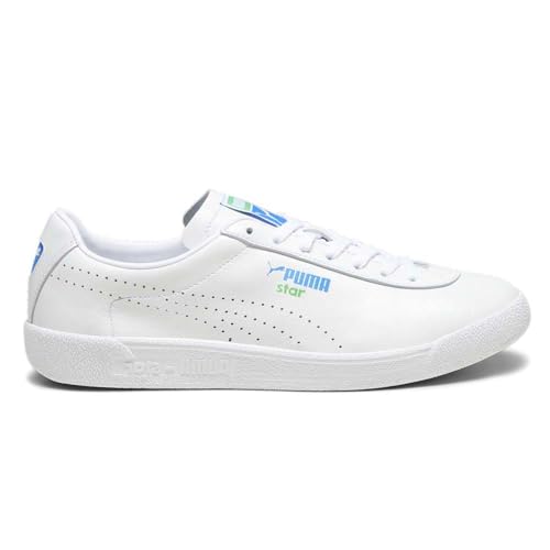 PUMA Mens Star Whites Lace Up Sneakers Shoes Casual - White