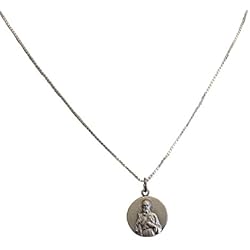 Anillo De San Judas Tadeo Plata Medalla de San Judas Tadeo el Apóstol con Cadena- Las medallas de los Santos Patrón