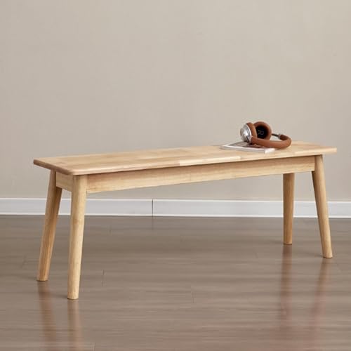 Banco de Madera para Entrada, Mesa de Comedor, Banco de Madera, Banco Interior para el Final de la Cama, Banco Estrecho de Granja, Asiento de Ventana para Comedor, Dormitorio, Sala de Estar,