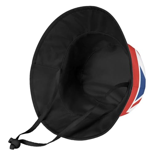 Union Jack FlagChildren's Bucket Hat for Boys and Girls, Breathable Summer Beach Hat54cm2