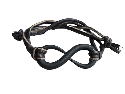 ARTIZANSTORE Iron Infinity Bracelet Unisex Mens Womens Jewellery Iron Anniversary Blacksmith Made