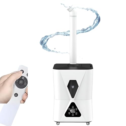 Humidificador comercial de 13 litros para plantas, humidificador para toda la casa, 3 niveles, nivel visual de agua, humedad ajustable del 45% al 95%, temporizador para tiendas industriales y de Humidificador comercial de 13 litros para plantas, humidificador para toda la casa, 3 niveles, nivel visual de agua, humedad ajustable del 45% al 95%, temporizador para tiendas industriales y de