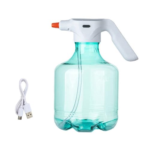 Regadera eléctrica de 3 litros para plantas de interior, botella pulverizadora de presión ajustable, incluye mango ergonómico, diseño a prueba de fugas, pulverizador automático de agua para plantas