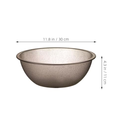 Tazón acrílico para vegetales 30 cm gris miniatura 2