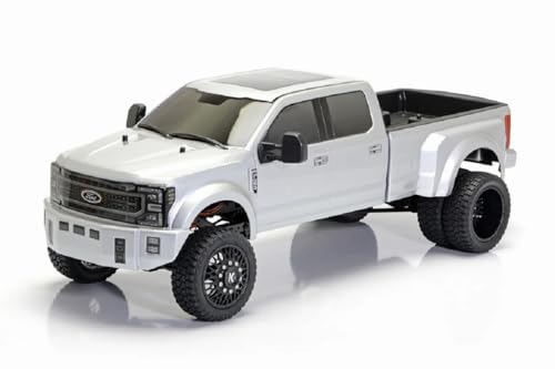 Image of Helidirect CEN Racing 1 /10 RC Crawler - F-450 SD KG1 Wheel Edition 4WD RTR Truck, All-Terrain, Water-Proof, Axial SCX10 for RC Hobbyists, Silver Mercury