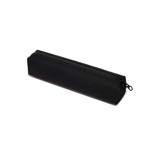 Image of Oxford Fabric Color Pencil Case Multifuncional and Simple with Zipper for School (Black,Oxford Fabric)