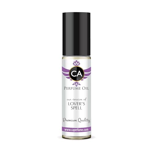 CA Perfume Impression of Lover’s Spell for Women Fragrance Oil Floral Fruity Scent Long Lasting Perfumes for Women Travel Size TSA Ready Mini Parfum Body Oil Roll-on 0.33 Fl Oz 10ml