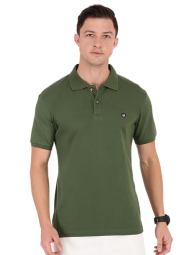 Image of Macroman M-Series Fashion Half Sleeve Polo Core Casual T-Shirt for Men, Cotton Blend, Pack of 1