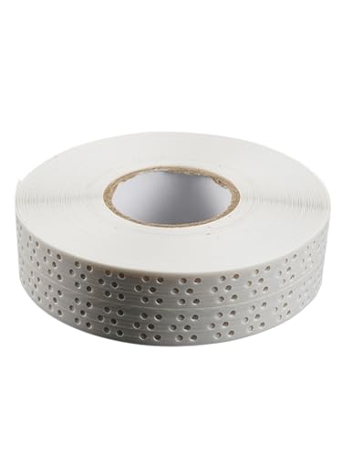 Funnytek Generisches Nahtabdeckband 40M*5CM PVC Gipskarton Fugenband Selbstklebend Trockenbau-Klebeband Kantenschutz Dichtungsband für Wandecken ausbessern Wandrisse ausbessern