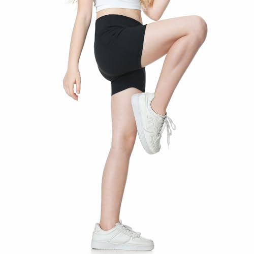 B&GCozy 3 Pack Girls Volleyball Shorts with Pockets Athletic Gymnastics Cheer Shorts3