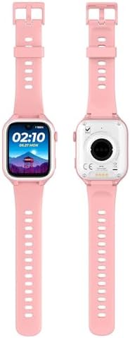 Slazenger Tiger Kids Prime Akıllı Çocuk Saati, Görüntülü Görüşme, AMOLED Ekran, Android, GPS, 5MP Kamera, IP68 Su Geçirmez, Uzun Pil Ömrü, SOS, Dokunmatik Ekran, 4G, Silikon Kayış, Pembe - Görsel 5