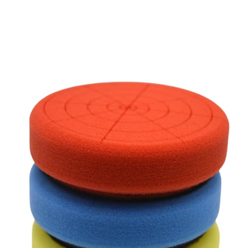BLINGOBLING 5Pcs 3Inch Buffing Sponge Pads Kit for Buffer Polisher, Cutting, & Car Polish Pads Premium Hook & Loop Buffing Polishing Pads Kit, 3inch Cutting Pads for Car Buffer Polisher Polishing — view 4