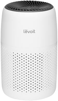 【節電対策】Levoit (レボイト) 空気清浄機 12畳 花粉 小型 卓上 軽量 カビ取り 集じん ペット 脱臭 hepa フィルター 静音 手軽 ミニ アロマ対応 車 Core Mini ホワイト