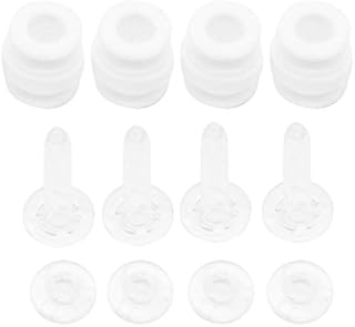 CamDesign Replacement White Damping Rubber Balls Anti-drop Pins & Lock Kit Transparent Compatible with DJI Phantom 3 Pro Professional Standard Advanced Gimbal Anti Vibration