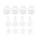 CamDesign Replacement White Damping Rubber Balls Anti-Drop Pins & Lock Kit Transparent Compatible with DJI Phantom 3 Pro Professional Standard Advanced Gimbal Anti Vibration