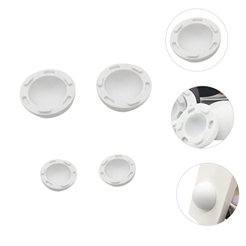 Uonlytech 4pcs elevadores para laptop en silicona blanco miniatura 5