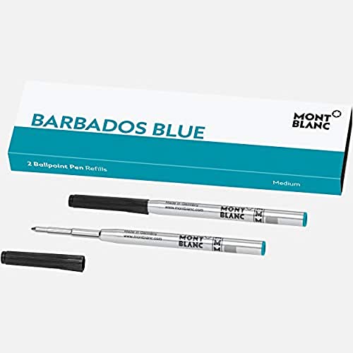 Cartucce d'inchiostro; pennarelli;Ricambi per penne e piume;Montblanc;128219;Barbados Blue