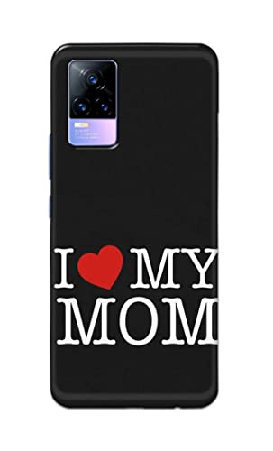 Image of PRINTFIDAA I Love My Mom Hard Back Cover for Vivo Y73 / Vivo V21e 4G Back Cover -(P6) KAT1006