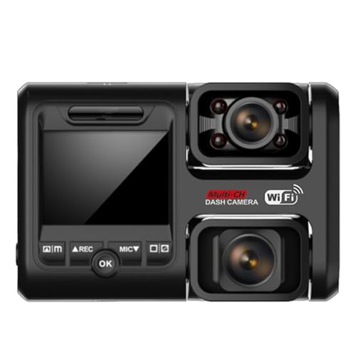 Grabadora de conducción dual 4K con WiFi y GPS para el monitoreo integral del automóvil