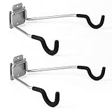 NiQinWuKin Bike Wall Mount Hangers,Horizontal Storage Rack in Garage or Home - Bike Hanging Hocks wi