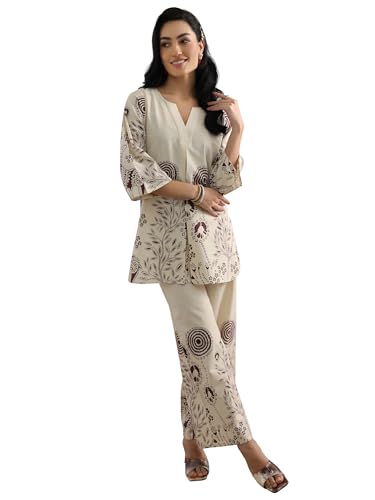 Image of Libas Printed Cotton Co-Ord Set