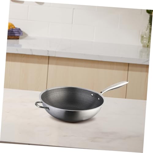 Wok de acero inoxidable UPKOCH tradicional miniatura 7