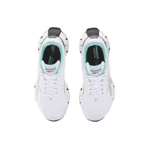 Reebok Women's Zig Dynamica STR Sneaker, Footwear White/AI Aqua/Grey5, 10.53