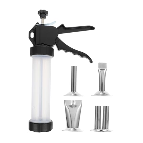 Cabilock 1set Manual Sausage Stuffer Sturdy Steel Sausage Filler Tool for Home Use Food-grade Material Easy to Operate Supplies