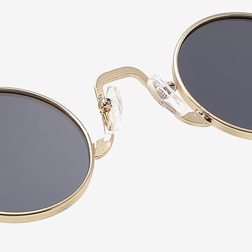 Retro Small Round Sunglasses for Men Women Vintage Style Sun Glasses4