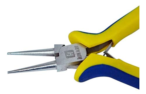 Alicate De Bico Redondo Curto Hikari Hk 506 Emborrachado