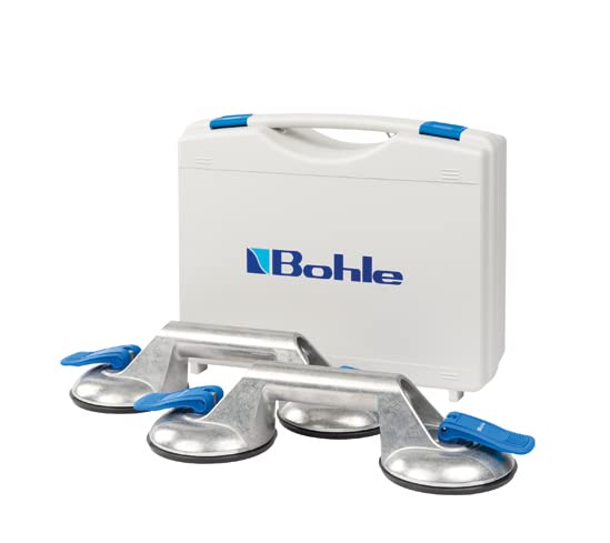 Kipphebelsauger VERIBOR blue line 2-Kopf Saugheber-Set, 2 Stück in praktischen Transportkoffer BO S2.421 Nachfolger vom BO S2.4BL