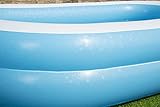 Bestway Family Pool, Pool rechteckig für Kinder, Leicht aufbaubar, Color, 262 x 175 x 51 cm