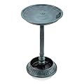 Alpine Corporation TIZ112 Tall Outdoor Statue, 25, Plastic Birdbath with Planter Yard